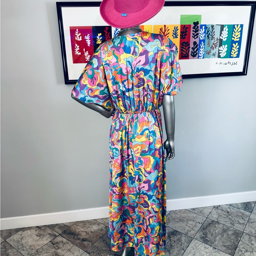 Boston Proper Multicolor Abstract Dress - Excellent Condition - Picture 4 of 16